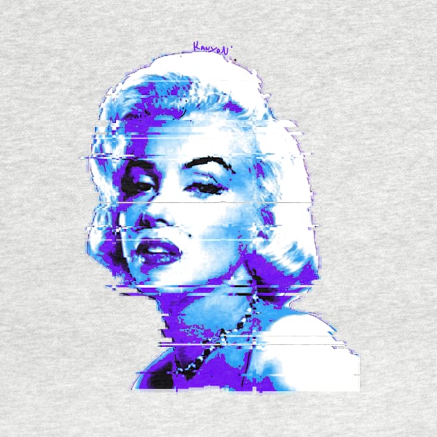 Marilyn Monroe (glitch) by ControllerGeek